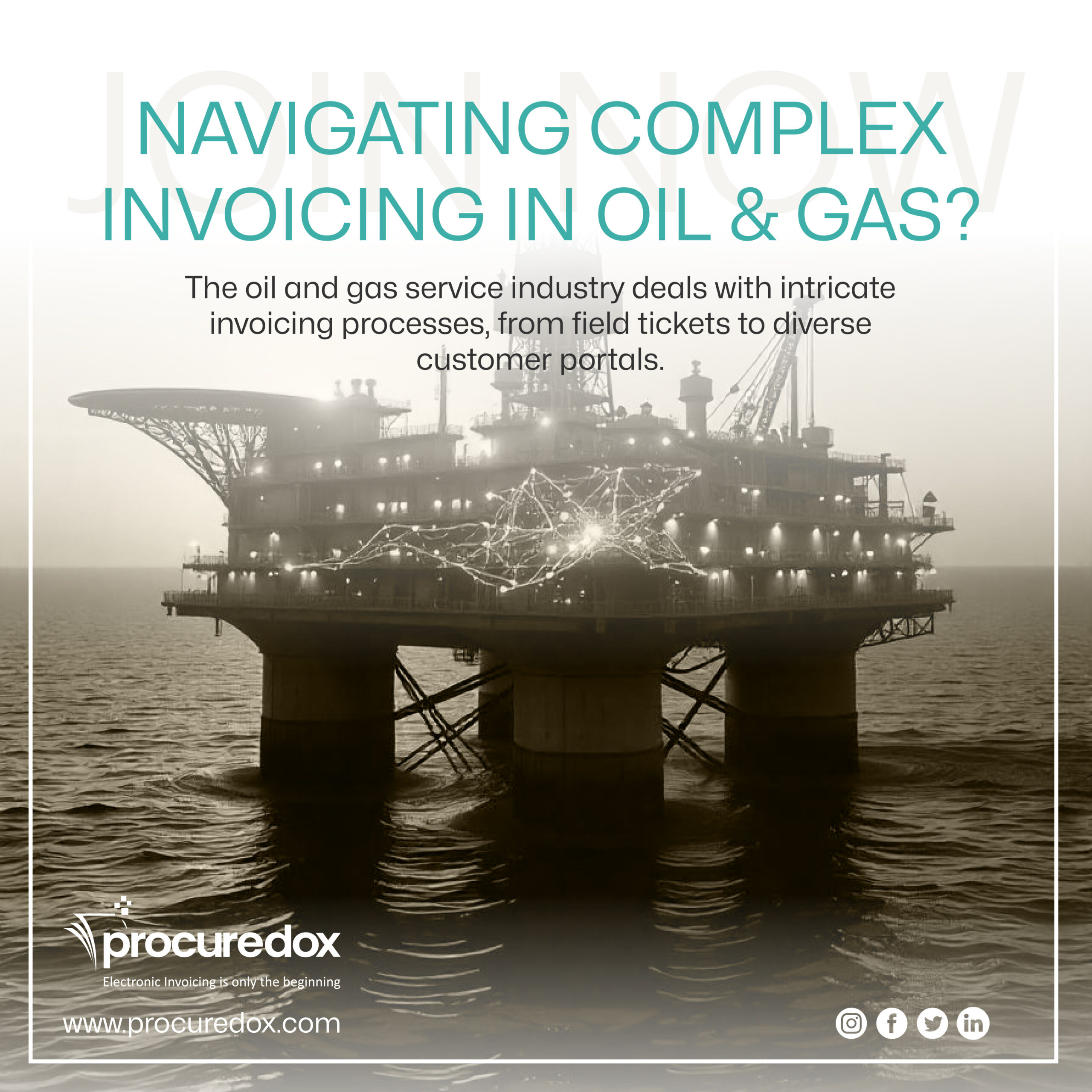 The oil and gas service industry deals with intricate invoicing processes