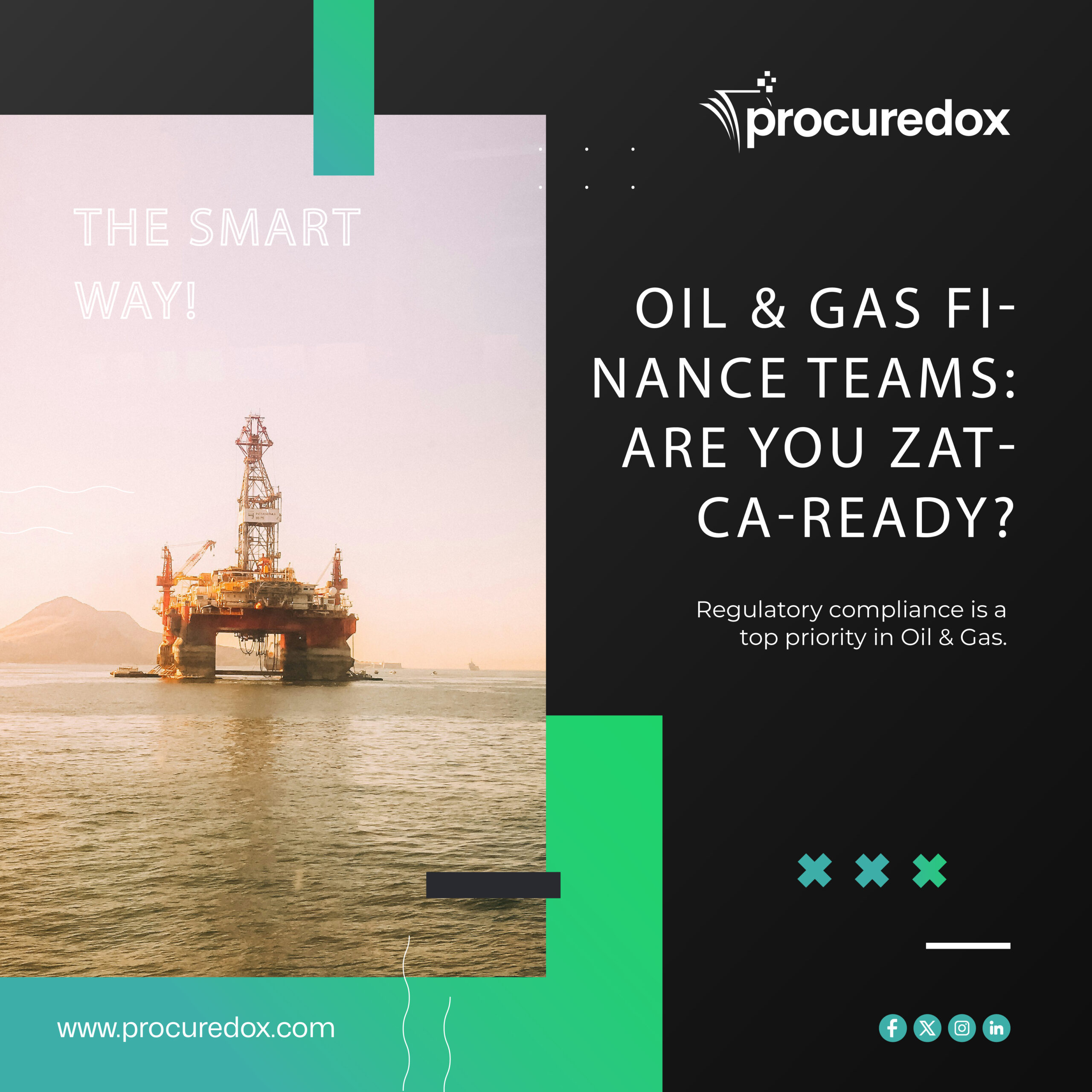 📜 Regulatory compliance is a top priority in Oil & Gas. 🚀 ProcureDox ensures full compliance with: ✅ ZATCA e-invoicing Phase 2 ✅ EU VAT & other global tax regulations ✅ Automated tax validation & reporting