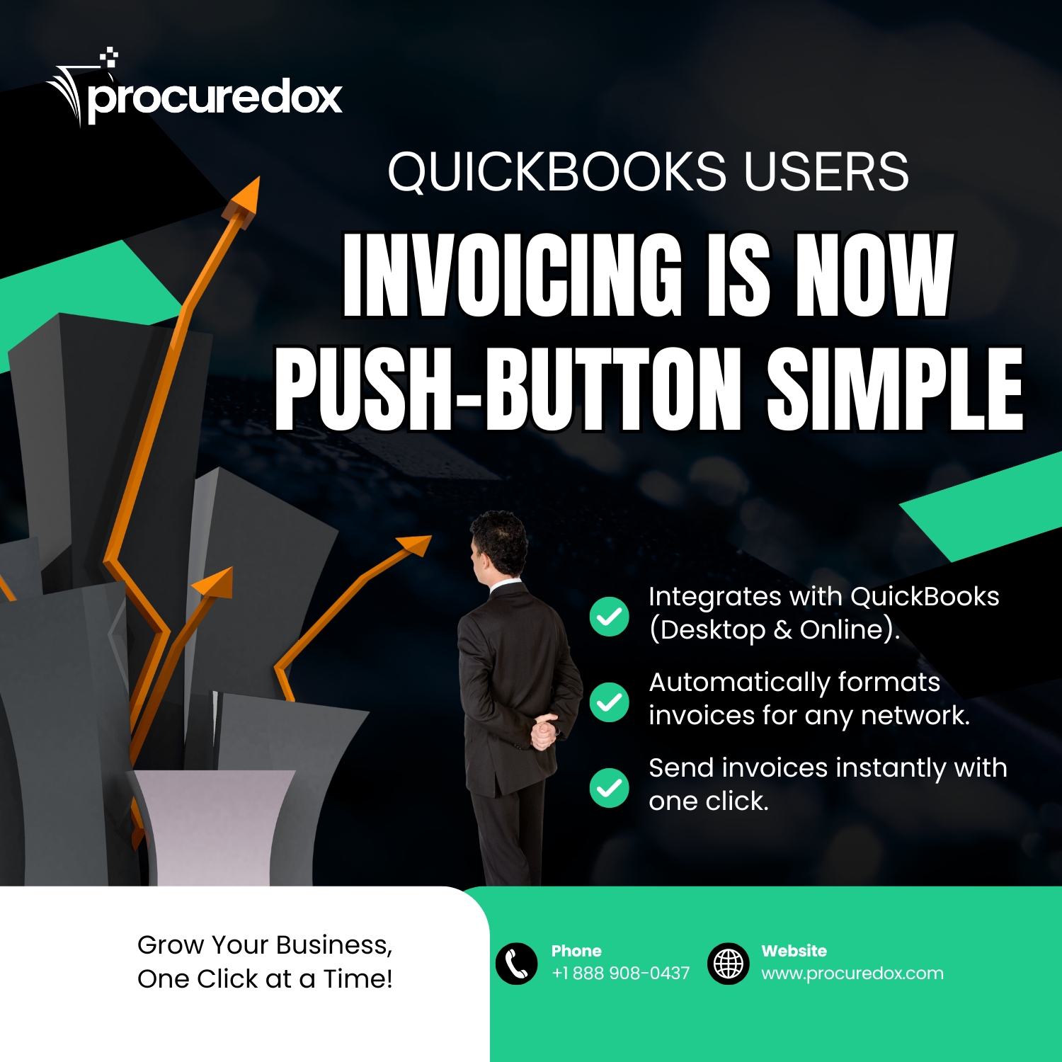 Maximize your QuickBooks investment with ProcureDox integration (Desktop & Online).