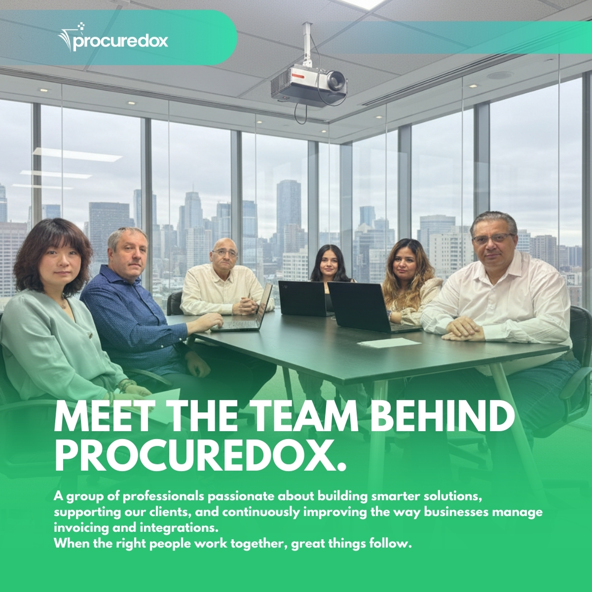 Meet the team behind ProcureDox.👋💙